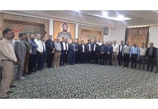 تجدید بیعت مدیرعامل و کارکنان شرکت آب و فاضلاب اهواز با شهدای دفاع مقدس