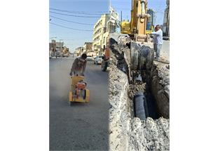 اصلاح خطوط فاضلاب در منطقه ۲ بهره‌برداری فاضلاب