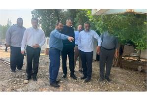 بازدید مدیرعامل شرکت آب و فاضلاب اهواز از تصفیه‌خانه آب علی‌بن مهزیار 1