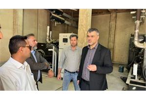 بازدید مدیرعامل شرکت آب و فاضلاب اهواز از تصفیه‌خانه فاضلاب شرق9