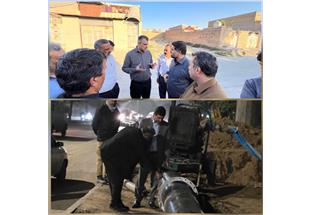 اقدام عملی شرکت آبفا اهواز در جهت تقویت فشار آب مناطق شرقی کوت عبدالله