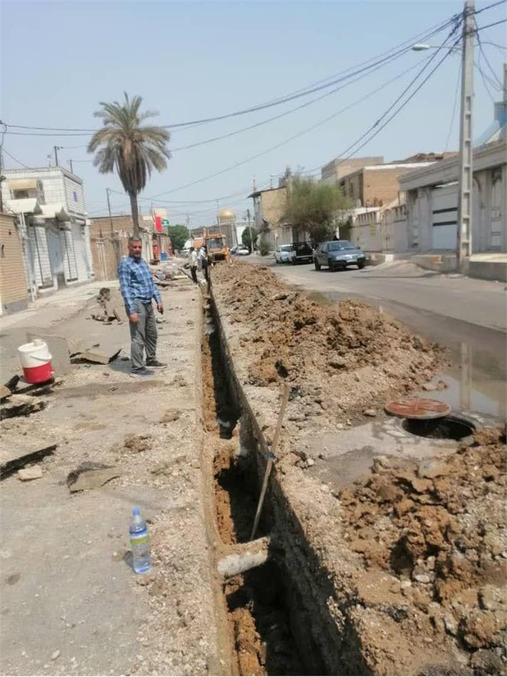پیشرفت ۳۰ درصدی پروژه آبرسانی به منطقه نورآباد زرگانِ اهواز