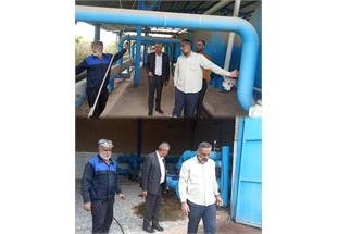 بازدید میدانی معاون بهره‌برداری و توسعه آب از مجتمع آبرسانی حاشیه دز