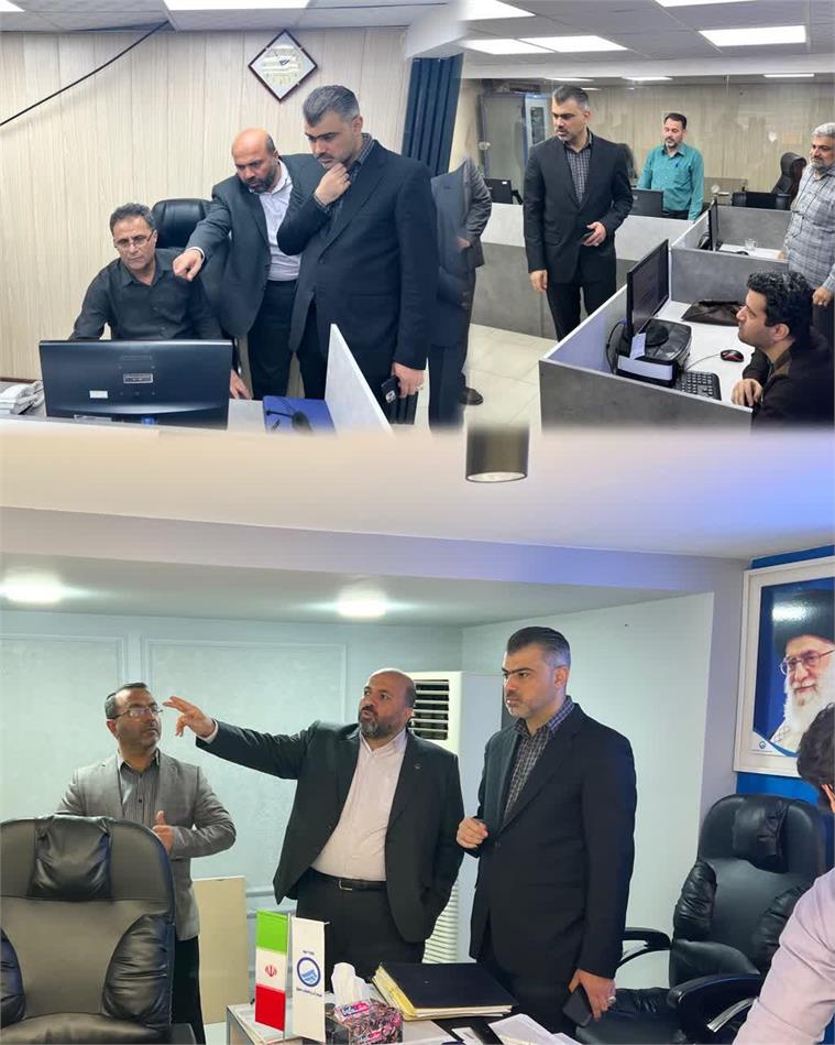 بازدید مدیرعامل شرکت آبفا اهواز از مرکز ارتباط با مشتریان