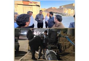 اقدام عملی شرکت آبفا اهواز در جهت تقویت فشار آب مناطق شرقی کوت عبدالله