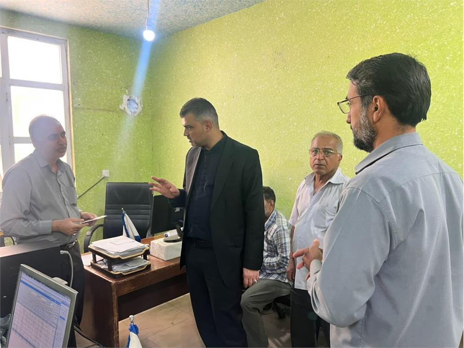 بازدید مدیرعامل شرکت آب و فاضلاب اهواز از ادارات مشترکین مناطق ۱، ۴ و ۸