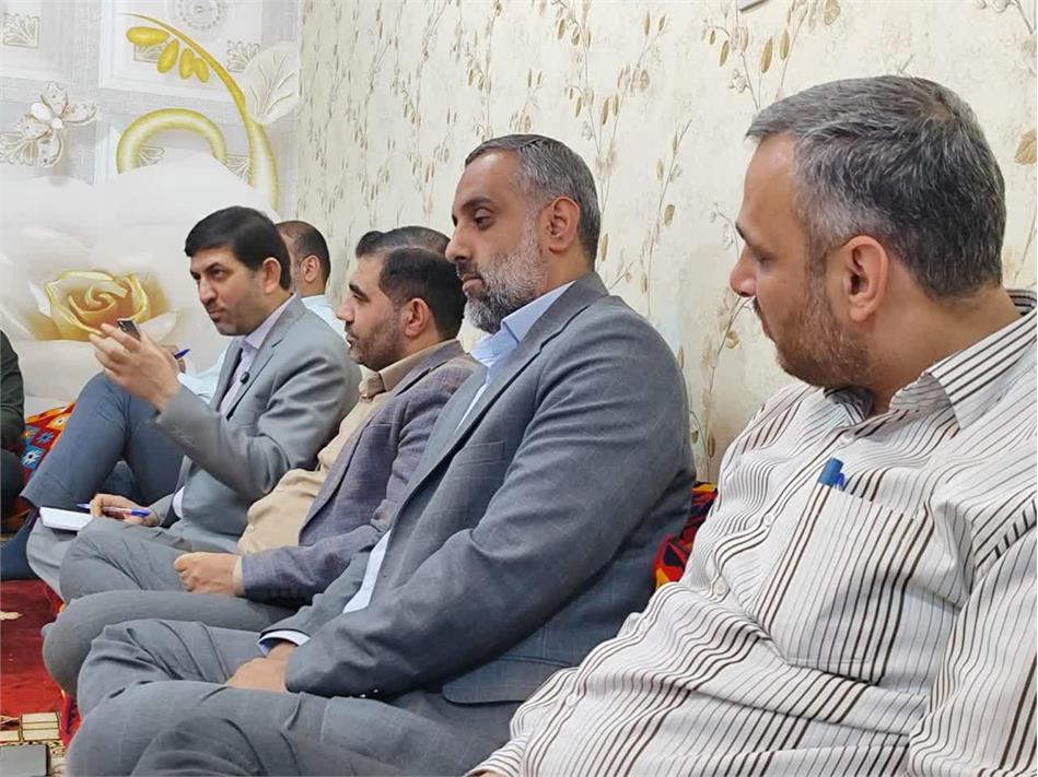 برگزاری نشست بررسی مشکلات تأمین آب آشامیدنی روستاهای دهستان لامی در روستای دغاغله