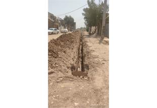اجرای عملیات اصلاح و توسعه شبکه آب در اسلام‌آباد شرقی کارون