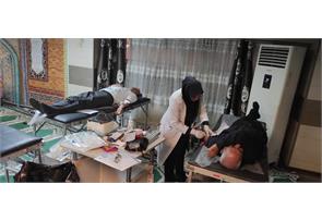 مشارکت کارکنان شرکت آبفا اهواز در پویش اهدای خون