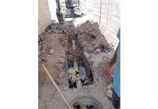 اصلاح شبکه فاضلاب خیابان شهید علم‌الهدی