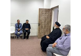 دیدار مدیرعامل شرکت آب و فاضلاب اهواز با نماینده ولی فقیه در استان خوزستان