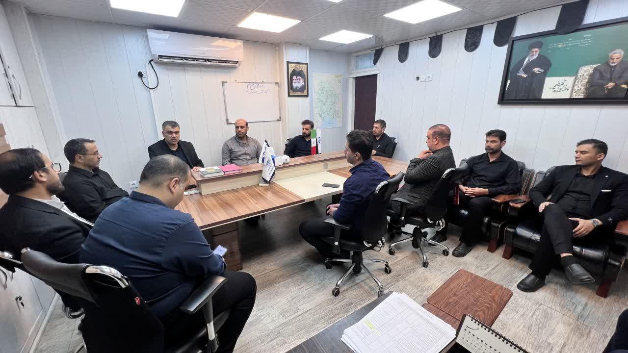 بازدید مدیرعامل شرکت آبفا اهواز از دفتر حراست1