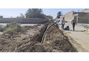 آغاز عملیات اجرایی پروژه خط انتقال و توسعه شبکه توزیع آب
