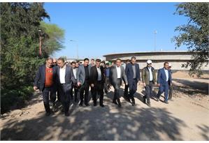 بازدید مدیرعامل شرکت مهندسی آبفا کشور از تصفیه‌خانه فاضلاب غرب اهواز6