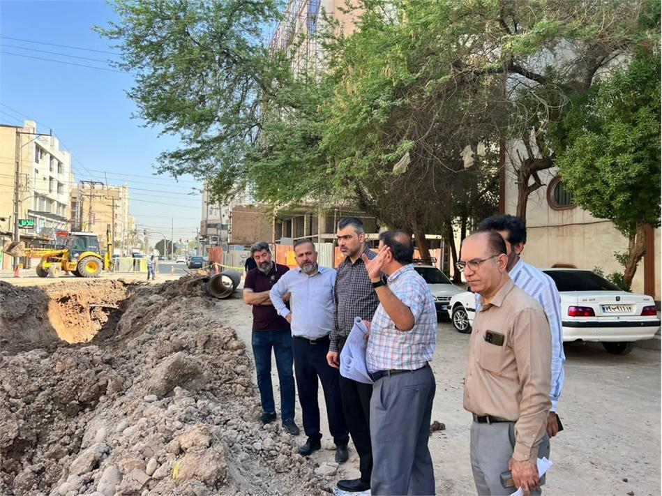 رفع مشکل چندین‌ساله فاضلاب خیابان اسفند واقع در منطقه گلستانِ اهواز