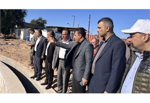 بازدید مدیرعامل شرکت مهندسی آبفا کشور از تصفیه‌خانه فاضلاب غرب اهواز8