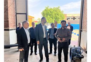 بازدید مدیرعامل شرکت آبفا اهواز از تصفیه‌خانه آب شهید منجزی 3