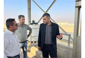 بازدید مدیرعامل شرکت آب و فاضلاب اهواز از تصفیه‌خانه فاضلاب شرق4