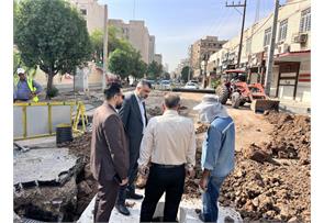 شرکت آبفا اهواز در آماده‌باش کامل برای بارندگی‌های پیش‌رو