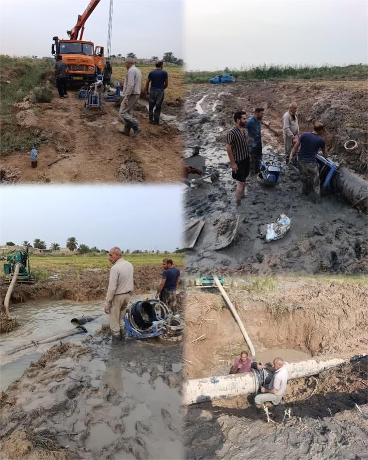 تلاش جهادی گروه‌های عملیاتی بهره‌برداری روستایی اهواز