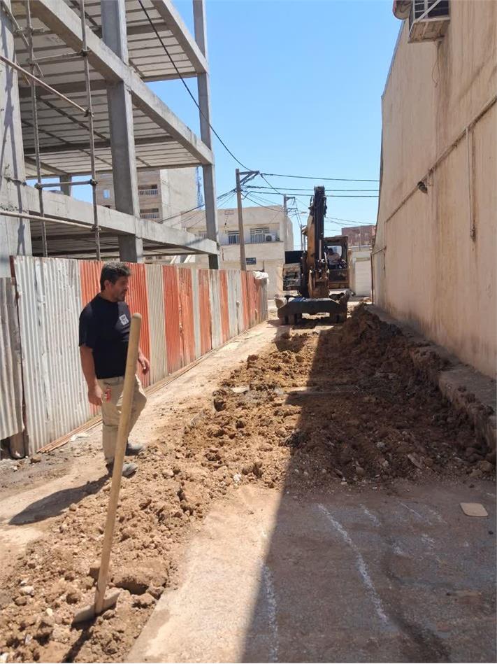 اصلاح خطوط فاضلاب در مناطق بهره برداری فاضلاب