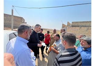 بازدید مدیرعامل شرکت آبفا اهواز از مناطق علی‌آباد و نورآباد زرگان