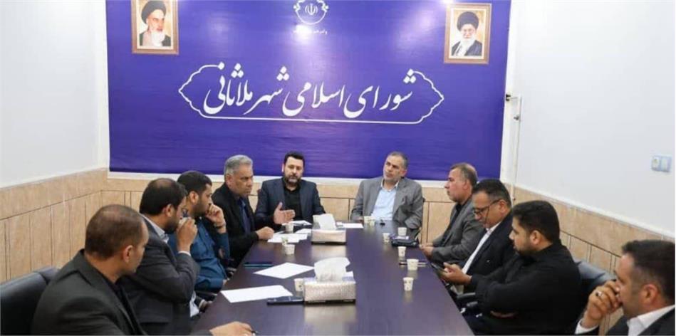 جلسه بررسی وضعیت کمی و کیفی آبرسانی به شهرهای ویس، شیبانی و ملاثانی