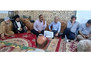 گفت‌وگوی صمیمی معاونت بهره‌برداری و توسعه آب با اهالی کوی فدک اهواز