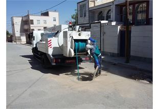 لایروبی و شستشوی بیش از ۲۲۶ کیلومتر از شبکه فاضلاب اهواز