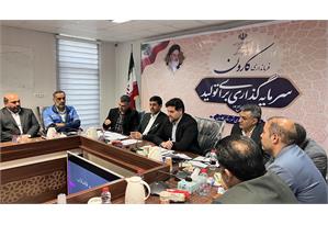 نشست بررسی و پیگیری مشکلات آب و فاضلاب شهرستان کارون برگزار شد3