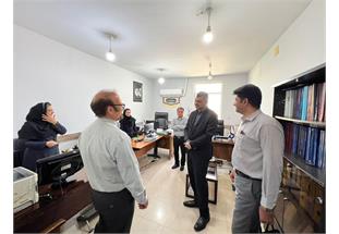 بازدید مدیرعامل شرکت آبفا اهواز از معاونت برنامه‌ریزی و منابع انسانی
