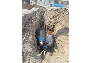 عملیات اتصال شبکه توزیع آب