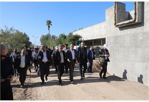 بازدید مدیرعامل شرکت مهندسی آبفا کشور از تصفیه‌خانه فاضلاب غرب اهواز7