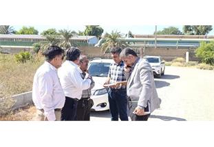 بازدید مجری طرح آبرسانی از تصفیه‌خانه شرکت فولاد خوزستان