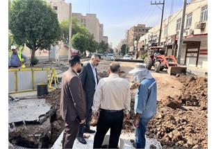 شرکت آبفا اهواز در آماده‌باش کامل برای بارندگی‌های پیش‌رو