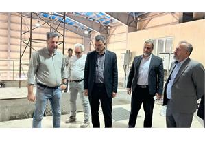 بازدید مدیرعامل شرکت آب و فاضلاب اهواز از تصفیه‌خانه فاضلاب شرق10