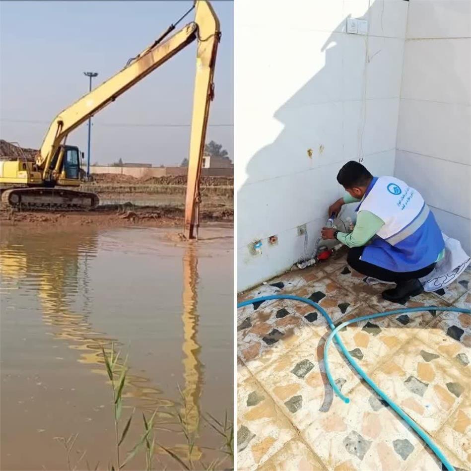 اکیپ‌های آبفا اهواز پای کار تأمین آب