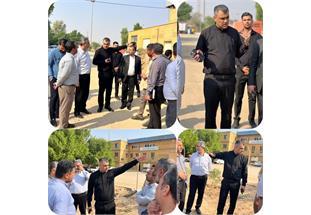 تأکید مدیرعامل شرکت آبفا اهواز بر تسریع بازسازی و محوطه‌سازی تصفیه‌خانه آب شهید منجزی