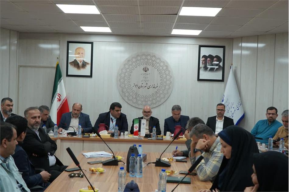 برگزاری نشست ستاد مدیریت بحران شهرستان اهواز
