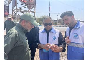 گفت‌وگو مدیرکل روابط عمومی شرکت مهندسی آبفا کشور با کارشناسان کنترل کیفیت آب1