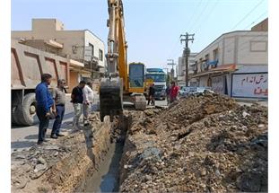 اصلاح شبکه فاضلاب در کمپلو جنوبی اهواز