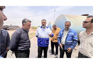 بازدید مهندس عبیداوی از تصفیه‌خانه‌های شهرستان باوی