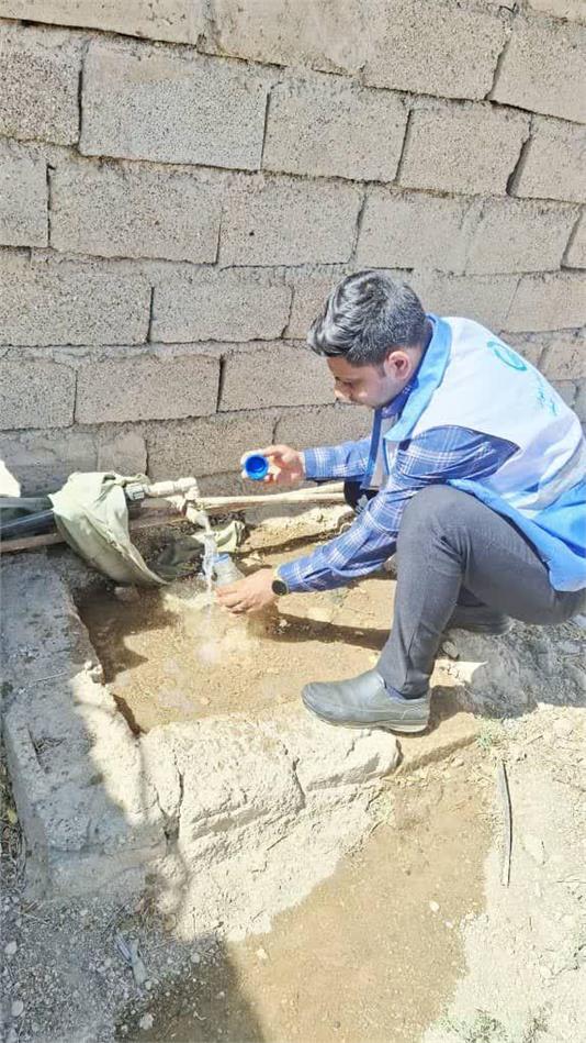 بازدید کارشناسان امور کیفی آبفا حمیدیه از روستاهای تحت پوشش تأسیسات شهید علی هاشمی
