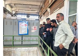 بازدید مدیرعامل آبفا اهواز از واحدهای فنی و عملیاتی شرکت