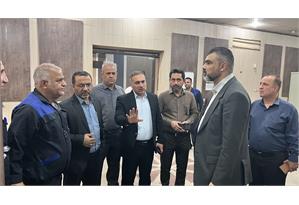 بازدید مدیرعامل شرکت آبفا اهواز از تصفیه‌خانه آب شهید منجزی 2